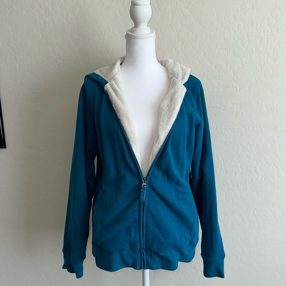 Women's Med L.L.Bean Sherpa-Lined Hoodie - Picture 1 of 9
